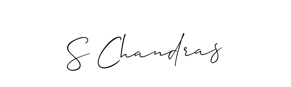 You can use this online signature creator to create a handwritten signature for the name S Chandras. This is the best online autograph maker. S Chandras signature style 2 images and pictures png
