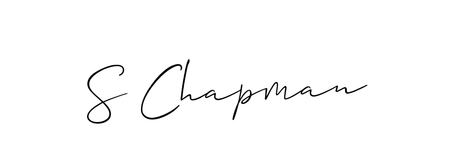 Best and Professional Signature Style for S Chapman. Allison_Script Best Signature Style Collection. S Chapman signature style 2 images and pictures png