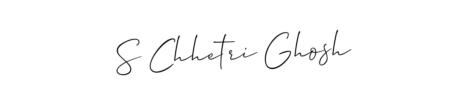 How to Draw S Chhetri Ghosh signature style? Allison_Script is a latest design signature styles for name S Chhetri Ghosh. S Chhetri Ghosh signature style 2 images and pictures png