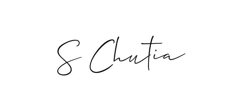 Make a short S Chutia signature style. Manage your documents anywhere anytime using Allison_Script. Create and add eSignatures, submit forms, share and send files easily. S Chutia signature style 2 images and pictures png