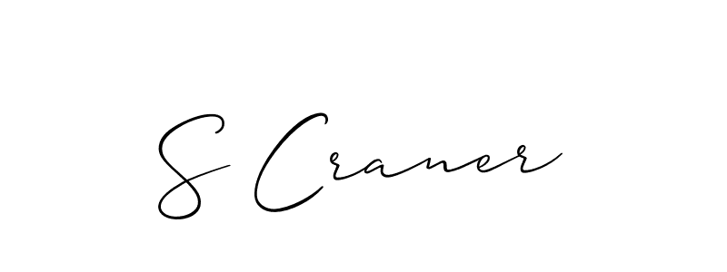 Make a short S Craner signature style. Manage your documents anywhere anytime using Allison_Script. Create and add eSignatures, submit forms, share and send files easily. S Craner signature style 2 images and pictures png