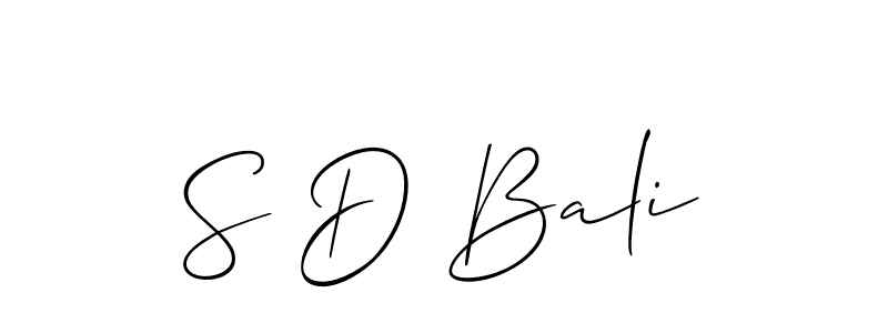 How to Draw S D Bali signature style? Allison_Script is a latest design signature styles for name S D Bali. S D Bali signature style 2 images and pictures png