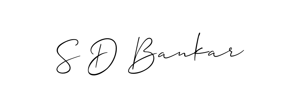 Check out images of Autograph of S D Bankar name. Actor S D Bankar Signature Style. Allison_Script is a professional sign style online. S D Bankar signature style 2 images and pictures png