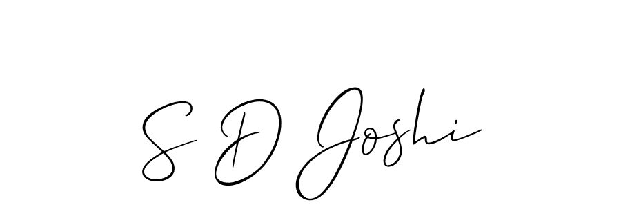 You can use this online signature creator to create a handwritten signature for the name S D Joshi. This is the best online autograph maker. S D Joshi signature style 2 images and pictures png