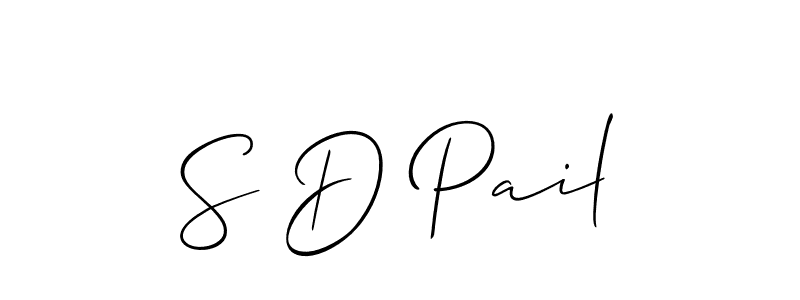 Make a beautiful signature design for name S D Pail. Use this online signature maker to create a handwritten signature for free. S D Pail signature style 2 images and pictures png