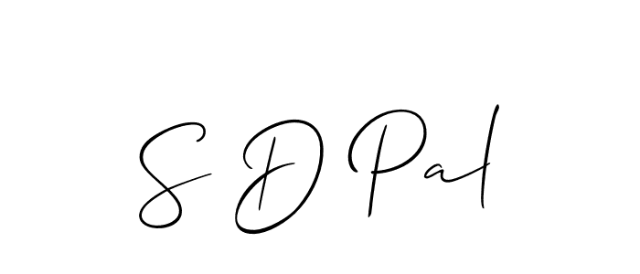 It looks lik you need a new signature style for name S D Pal. Design unique handwritten (Allison_Script) signature with our free signature maker in just a few clicks. S D Pal signature style 2 images and pictures png