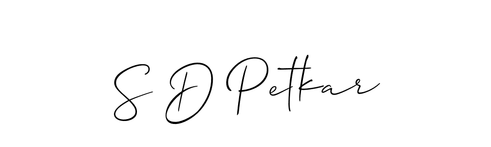 This is the best signature style for the S D Petkar name. Also you like these signature font (Allison_Script). Mix name signature. S D Petkar signature style 2 images and pictures png