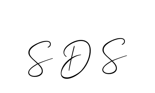 This is the best signature style for the S D S name. Also you like these signature font (Allison_Script). Mix name signature. S D S signature style 2 images and pictures png