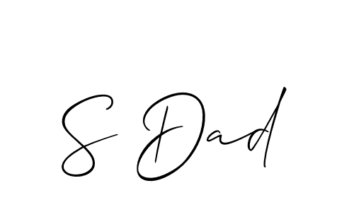 S Dad stylish signature style. Best Handwritten Sign (Allison_Script) for my name. Handwritten Signature Collection Ideas for my name S Dad. S Dad signature style 2 images and pictures png