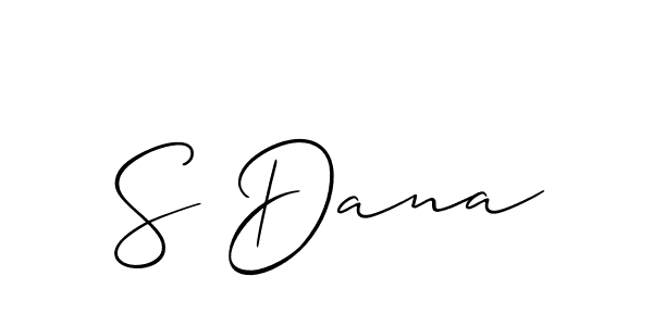 S Dana stylish signature style. Best Handwritten Sign (Allison_Script) for my name. Handwritten Signature Collection Ideas for my name S Dana. S Dana signature style 2 images and pictures png