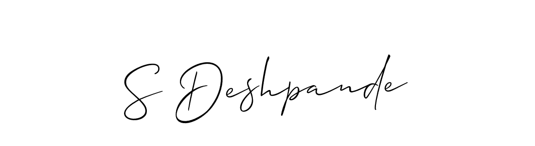 See photos of S Deshpande official signature by Spectra . Check more albums & portfolios. Read reviews & check more about Allison_Script font. S Deshpande signature style 2 images and pictures png