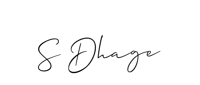 Here are the top 10 professional signature styles for the name S Dhage. These are the best autograph styles you can use for your name. S Dhage signature style 2 images and pictures png