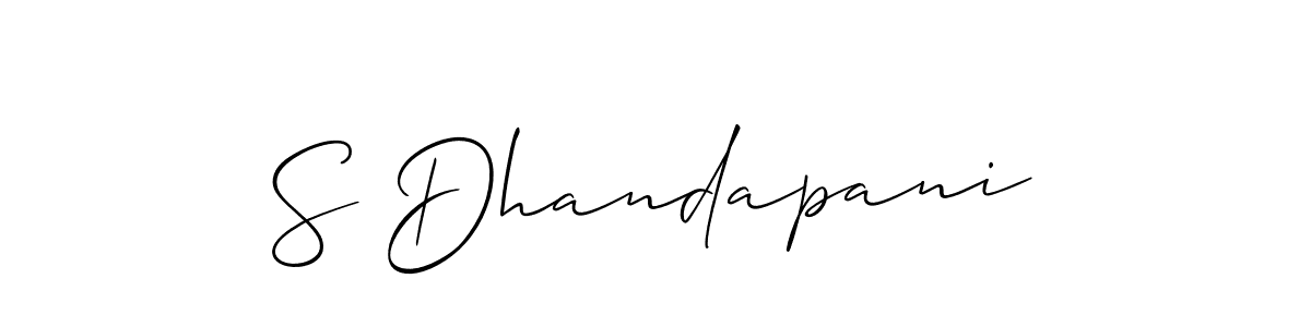 Best and Professional Signature Style for S Dhandapani. Allison_Script Best Signature Style Collection. S Dhandapani signature style 2 images and pictures png