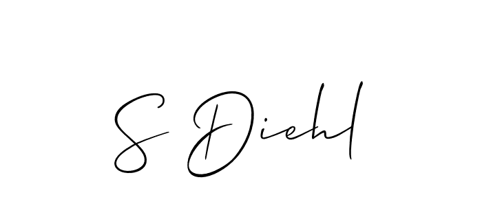 Check out images of Autograph of S Diehl name. Actor S Diehl Signature Style. Allison_Script is a professional sign style online. S Diehl signature style 2 images and pictures png