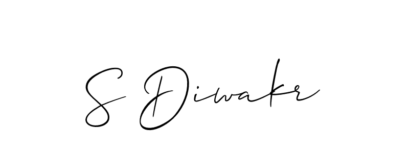 Once you've used our free online signature maker to create your best signature Allison_Script style, it's time to enjoy all of the benefits that S Diwakr name signing documents. S Diwakr signature style 2 images and pictures png