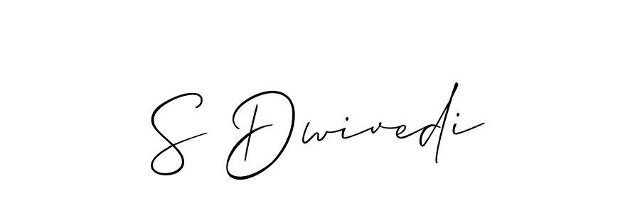 Similarly Allison_Script is the best handwritten signature design. Signature creator online .You can use it as an online autograph creator for name S Dwivedi. S Dwivedi signature style 2 images and pictures png