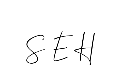 Check out images of Autograph of S E H name. Actor S E H Signature Style. Allison_Script is a professional sign style online. S E H signature style 2 images and pictures png