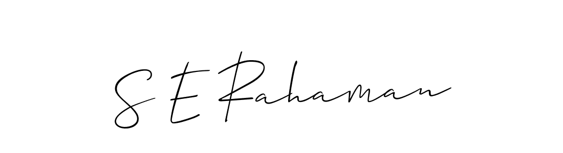 Here are the top 10 professional signature styles for the name S E Rahaman. These are the best autograph styles you can use for your name. S E Rahaman signature style 2 images and pictures png