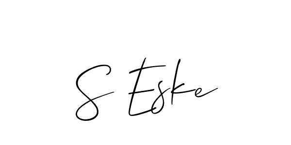 You can use this online signature creator to create a handwritten signature for the name S Eske. This is the best online autograph maker. S Eske signature style 2 images and pictures png