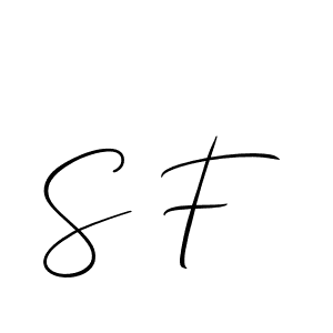 How to make S F name signature. Use Allison_Script style for creating short signs online. This is the latest handwritten sign. S F signature style 2 images and pictures png