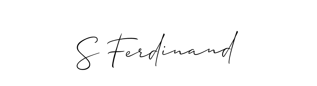 See photos of S Ferdinand official signature by Spectra . Check more albums & portfolios. Read reviews & check more about Allison_Script font. S Ferdinand signature style 2 images and pictures png