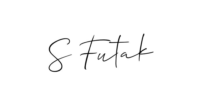 Once you've used our free online signature maker to create your best signature Allison_Script style, it's time to enjoy all of the benefits that S Futak name signing documents. S Futak signature style 2 images and pictures png