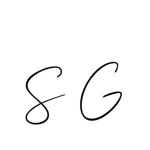 Best and Professional Signature Style for S G. Allison_Script Best Signature Style Collection. S G signature style 2 images and pictures png