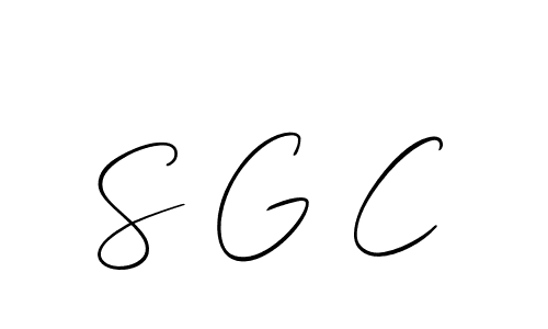 How to Draw S G C signature style? Allison_Script is a latest design signature styles for name S G C. S G C signature style 2 images and pictures png