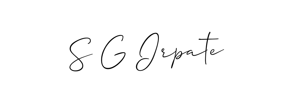Here are the top 10 professional signature styles for the name S G Irpate. These are the best autograph styles you can use for your name. S G Irpate signature style 2 images and pictures png