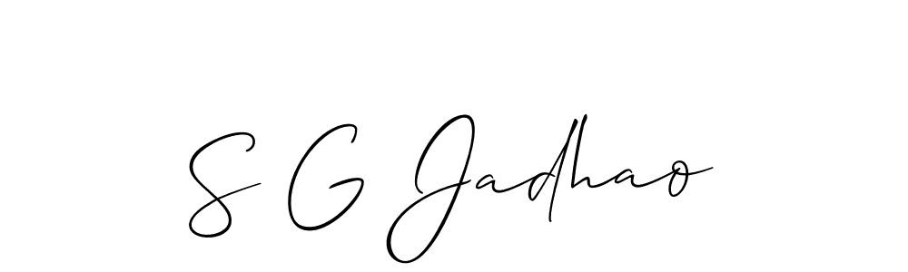 See photos of S G Jadhao official signature by Spectra . Check more albums & portfolios. Read reviews & check more about Allison_Script font. S G Jadhao signature style 2 images and pictures png