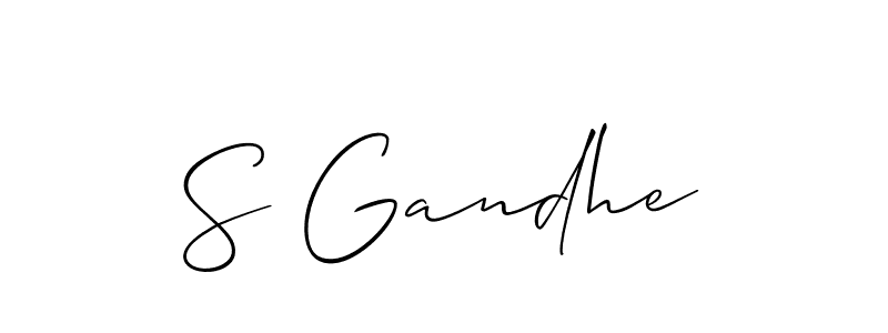 Once you've used our free online signature maker to create your best signature Allison_Script style, it's time to enjoy all of the benefits that S Gandhe name signing documents. S Gandhe signature style 2 images and pictures png