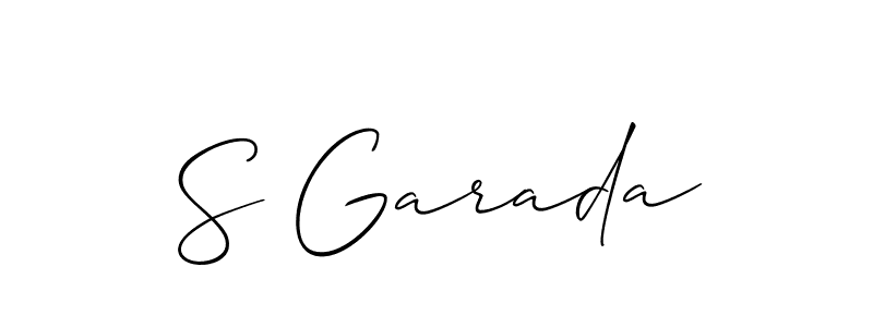See photos of S Garada official signature by Spectra . Check more albums & portfolios. Read reviews & check more about Allison_Script font. S Garada signature style 2 images and pictures png