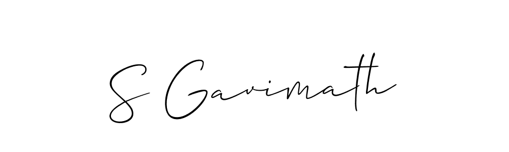 Make a beautiful signature design for name S Gavimath. Use this online signature maker to create a handwritten signature for free. S Gavimath signature style 2 images and pictures png