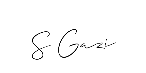 Once you've used our free online signature maker to create your best signature Allison_Script style, it's time to enjoy all of the benefits that S Gazi name signing documents. S Gazi signature style 2 images and pictures png