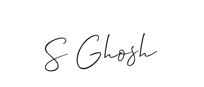 Similarly Allison_Script is the best handwritten signature design. Signature creator online .You can use it as an online autograph creator for name S Ghosh. S Ghosh signature style 2 images and pictures png