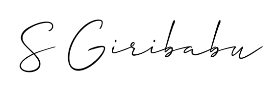 Also You can easily find your signature by using the search form. We will create S Giribabu name handwritten signature images for you free of cost using Allison_Script sign style. S Giribabu signature style 2 images and pictures png