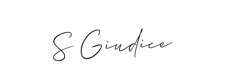 How to Draw S Giudice signature style? Allison_Script is a latest design signature styles for name S Giudice. S Giudice signature style 2 images and pictures png