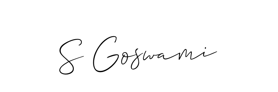 Once you've used our free online signature maker to create your best signature Allison_Script style, it's time to enjoy all of the benefits that S Goswami name signing documents. S Goswami signature style 2 images and pictures png