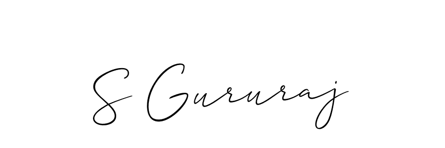 This is the best signature style for the S Gururaj name. Also you like these signature font (Allison_Script). Mix name signature. S Gururaj signature style 2 images and pictures png