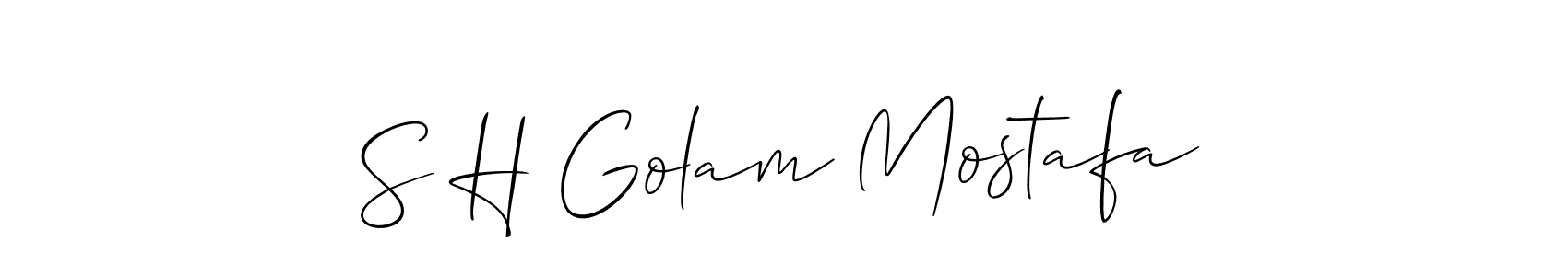 Here are the top 10 professional signature styles for the name S H Golam Mostafa. These are the best autograph styles you can use for your name. S H Golam Mostafa signature style 2 images and pictures png