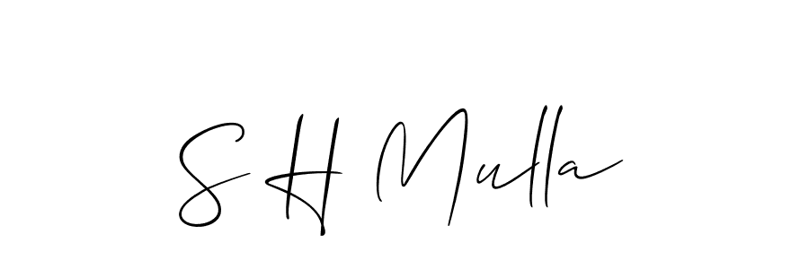 Here are the top 10 professional signature styles for the name S H Mulla. These are the best autograph styles you can use for your name. S H Mulla signature style 2 images and pictures png