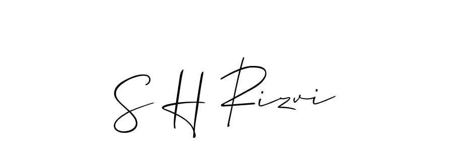 You can use this online signature creator to create a handwritten signature for the name S H Rizvi. This is the best online autograph maker. S H Rizvi signature style 2 images and pictures png