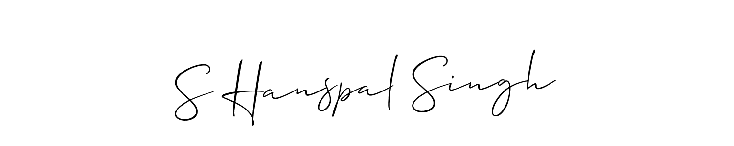 You can use this online signature creator to create a handwritten signature for the name S Hanspal Singh. This is the best online autograph maker. S Hanspal Singh signature style 2 images and pictures png