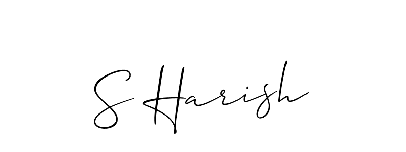 Once you've used our free online signature maker to create your best signature Allison_Script style, it's time to enjoy all of the benefits that S Harish name signing documents. S Harish signature style 2 images and pictures png