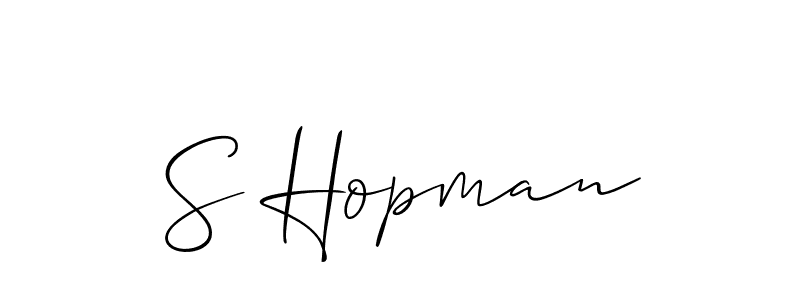 Once you've used our free online signature maker to create your best signature Allison_Script style, it's time to enjoy all of the benefits that S Hopman name signing documents. S Hopman signature style 2 images and pictures png