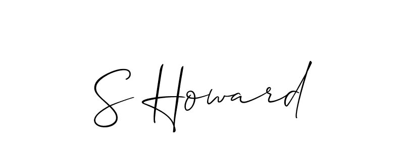 Best and Professional Signature Style for S Howard. Allison_Script Best Signature Style Collection. S Howard signature style 2 images and pictures png