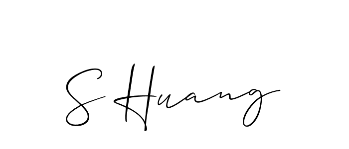 Make a short S Huang signature style. Manage your documents anywhere anytime using Allison_Script. Create and add eSignatures, submit forms, share and send files easily. S Huang signature style 2 images and pictures png