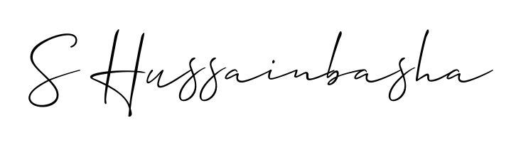 Download transparent PNG signature for name S Hussainbasha styled with Allison_Script font. Ready to paste directly into PDF and Word agreements. S Hussainbasha signature style 2 images and pictures png