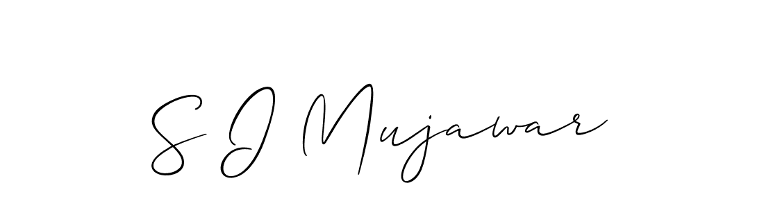 Once you've used our free online signature maker to create your best signature Allison_Script style, it's time to enjoy all of the benefits that S I Mujawar name signing documents. S I Mujawar signature style 2 images and pictures png