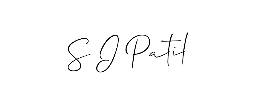 Similarly Allison_Script is the best handwritten signature design. Signature creator online .You can use it as an online autograph creator for name S I Patil. S I Patil signature style 2 images and pictures png